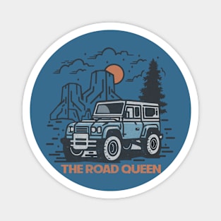 The Road Queen in Yosemite Magnet